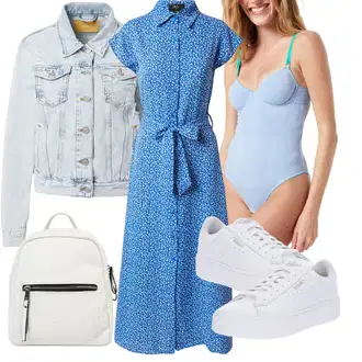 Outfity pro léto s Šedá Šaty s Páskem/Košilové šaty/Dlouhé Letní Šaty/Občanské šaty/Šaty S Potiskem/Společenské šaty pro hosta/Halenkové Šaty AX Paris "Pro slunečné dny"