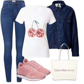 Outfit s Béžová WODEN "Sportovní letní outfity"