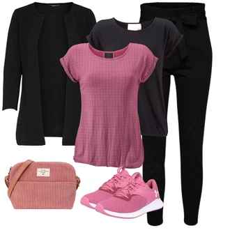 Outfit s Růžová Under Armour "Sportovní letní outfity"
