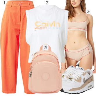 outfit mit Pastelne barve Spodnji del Tangica Diesel "poletni videz"