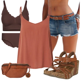 Outfity pro léto s Modrá/Tmavě modrá/Světle modrá Džín s Nízkým Pasem/Navlékací džíny/Džíny Culottes/Džíny s Rozparkem/Džíny s Dírou/Džíny s Nízkým Sedem Buffalo "Stylová letní nálada"