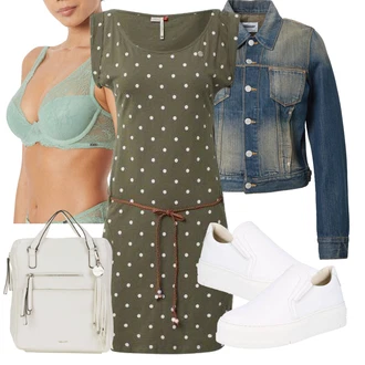 Outfity pro léto Chytrý příležitostný Svatba s Bílá/Krémová Kožené tenisky/Nazouvací teniska Vagabond Shoemakers "Vkusný letní outfit"Look: Emo, Estetika, Bad Taste, Ležérní, Klasické, Cool, Nadrozměrné, Chytrý příležitostný, Sportovní, Unisex, Bar, Koncert, Biřmování, Škola, Svatba