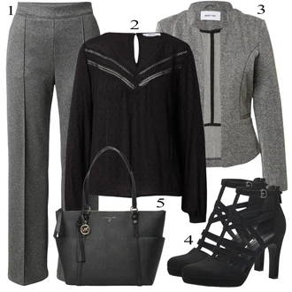 Black Outfits mit Črna Nakupovalna Torba MICHAEL Michael Kors "poletni videz"