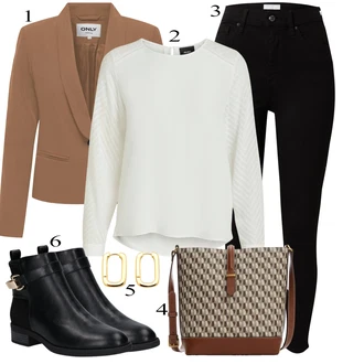 outfit mit Črna Topshop "Popoln za jesen"