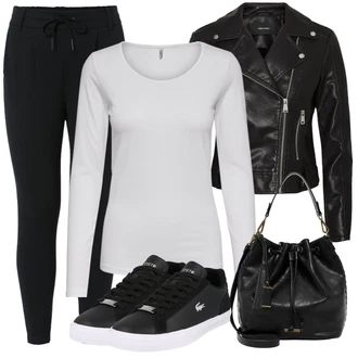 Outfit s Lacoste "Cool podzimní outfit"