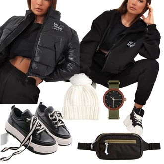 Outfity s klobouky "Cool podzimní outfit"