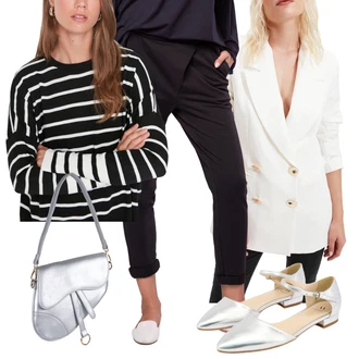 Veslování Outfit s Hnědá/Zelená/Bílá/Černá/Fialová Svetr s podšívkou/Kardigán s kulatým výstřihem Trendyol "Cool podzimní outfit"Look: Bowling, Veslování, Volný čas
