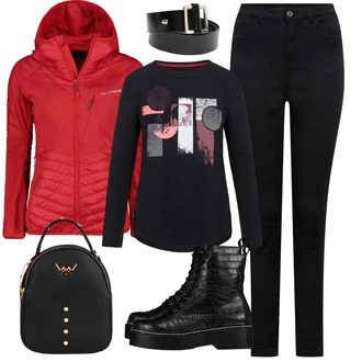 Outfit s Jeggings orsay "Cool podzimní outfit"