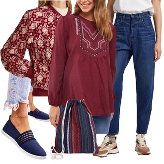 Džínovina Outfit s Tmavě modrá/Modrá High Waist Džínové Kalhoty/Formální Košile/Plisované Džíny/Mom Jean/Kožená bunda/Vintage džíny/Zužující se Džíny/Baggy Džíny/Dad Džíny/Džíny Volného Střihu/Girlfriend Džíny Pepe Jeans "Cool podzimní outfit"