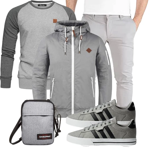Grau Hose REPUBLIX kombinieren