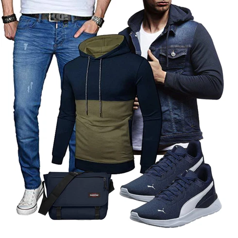 Dunkelgrün/Blau/Dunkelblau/Türkis/Grün Hoodie Pullover mit Stehkragen/Strick Hoodie/Sport Sweatshirt/Hoodie/Unisex Hoodie/Sport Hoodie/Ausgefallener Hoodie/Kapuzenpullover Meilicloth kombinieren