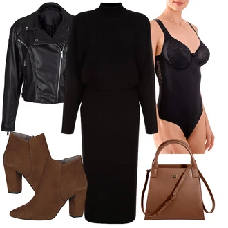 Outfit s Červená Nezařazené Högl "Elegantní podzimní outfit"