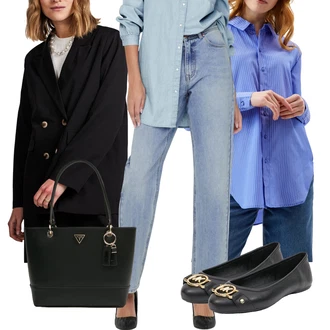 Outfit s Černá michael kors "Elegantní podzimní outfit"