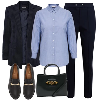 Outfit s Mokasín/Kožená bota/Mokasín/Elegantní Bota Aldo "Elegantní podzimní outfit"