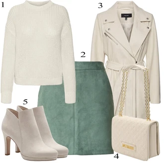 outfit mit Pastelne barve Women's Uncategorized Love Moschino "Jesenska obleka za prosti čas"
