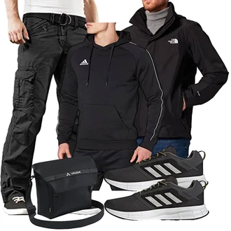 Duramo Outfit mit Schwarz Unkategorisiert Adidas "Freizeit Outfit"