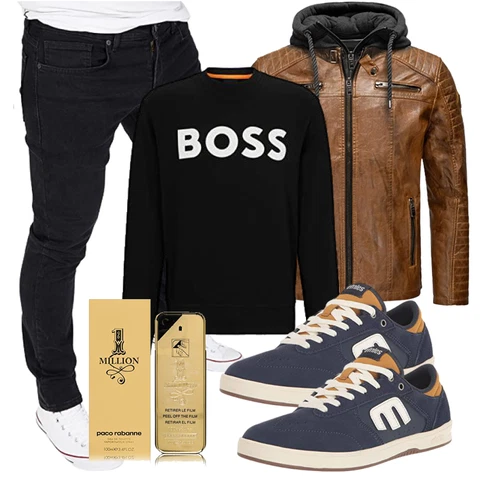 Schwarz/Braun/Gold/Rosa Women's Fleece Sweatshirts/Unisex Hoodie/Sport Sweatshirt/Damen Pullover Boss kombinieren