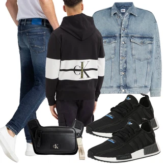 Jeans Outfits mit Pastell/Weiß MAC "Freizeit Outfit"