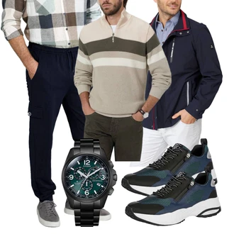 Outfit mit Strickpullover BABISTA "Freizeit Outfit"