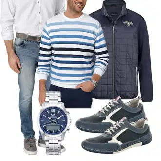 Groß Outfit mit StrickPullover BABISTA "Freizeit Outfit"