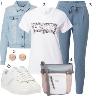 Casual outfits Gost na poroki mit Rjava/Zlati Kratko/Ušesna sponka Liebeskind Berlin "Popoln za jesen"