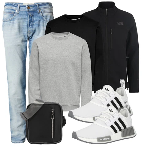 Schwarz Hoodie Sweatshirt Only & Sons kombinieren