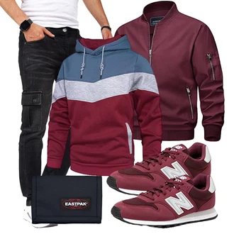 Outfit mit Rot Unkategorisiert New Balance "Freizeit Outfit"
