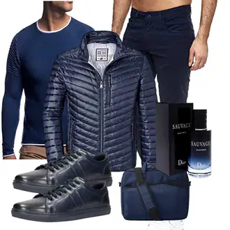 Outfits für Mollige Büro mit Blau Unkategorisiert Carisma "Freizeit Outfit"Look: Feine, Chill, Coole, Uni, Classic, Büro