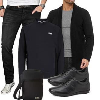 ohne Verschluss Outfit mit Schwarz Unkategorisiert Redbridge "Freizeit Outfit"