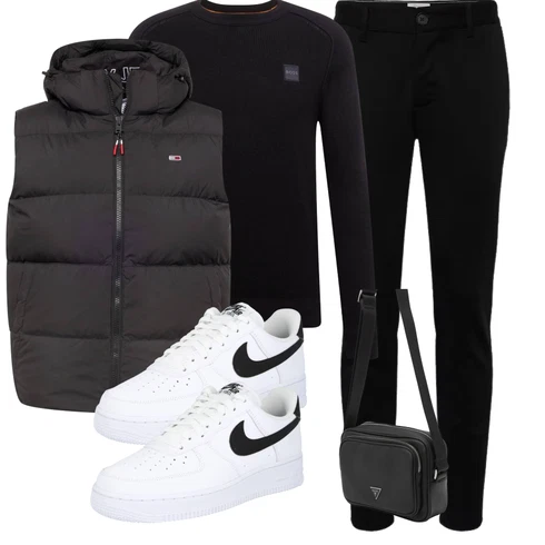 7/8-lang Schwarz Slim Hose/FunktionsHose/Jogger Hose/7/8 Hose/SportHose/Skinny Hose/TrainingsHose/StretchHose Only & Sons kombinieren