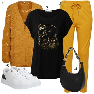 outfit mit Črna Topshop "Jesenska obleka za prosti čas"