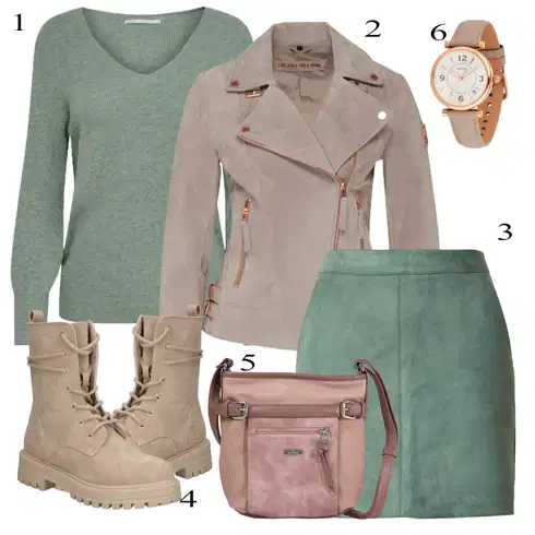 Kombinace Zelená Krátká Sukně/60tého Léta Sukně/70tá Léta Minisukně/Manšestrová sukně/Kožená Sukně/Moderní Sukně VERO MODA kombinovat s Zelená Krátká Sukně/60tého Léta Sukně/70tá Léta Minisukně/Manšestrová sukně/Kožená Sukně/Moderní Sukně VERO MODA