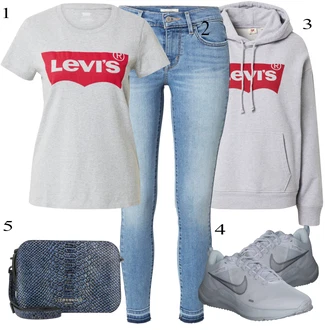 Športne Outfiti mit Siva Nike "Popoln za jesen"