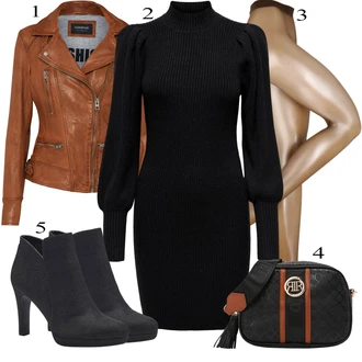 Tvarující Outfit s Růžová/Béžová/Bílá Bodystockings/Síťovaný punčocháč/Tělo Síťovaný Body/Průhledný Body Falke "Outfit na podzim"
