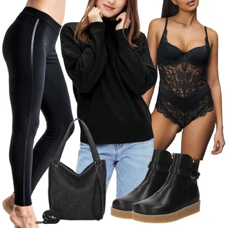klasický Outfit sa Tijelo HUNKEMÖLLER "Jesenski Outfiti"Look: klasický