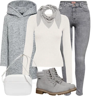 Outfit sa Pink/Crvena/Svjetlosiva Kaput od Vunenog Flisa/Pleteni Kaput/Kaput od Flisa/Kaput od Tvida/Scuba Kaput/Pleteni Flis Kaput/Sako Kaput/Usko Krojena Kaputa/Kratki Kaput Only "Jesenski outfiti"
