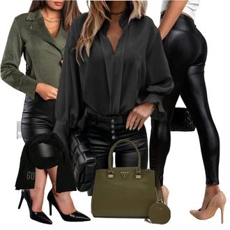 Boja Outfit sa Pastelne boje Salonka & Visoki Pet fenzy "Jesenski outfiti"