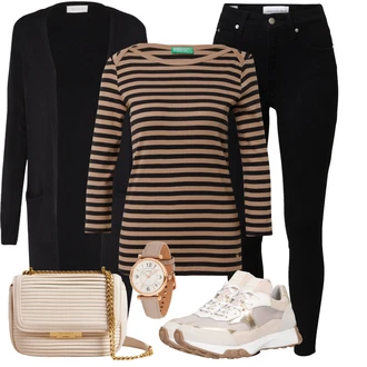 Outfit sa Crna Kožna Jakna/Kožne Cipele/Zimska jakna/Bikerske Traperice/High Waist Traperice/Push-up Traperice/Termo Traperice Calvin Klein Jeans "Jesenski outfiti"