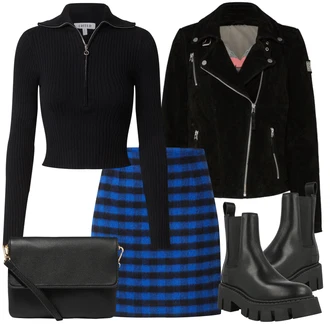 Outfit sa Smeđa/Crna Chelsea Gležnjača/Čizma s Platformom Copenhagen "Jesenski outfiti"