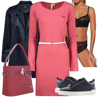 Outfit sa Pastelne boje Haljina Alife and Kickin "Jesenski outfiti"