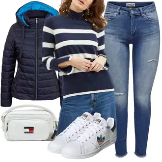 Kombinacije od trapera Zima sa Plava/TamnoPlava orsay "Jesenski outfiti"