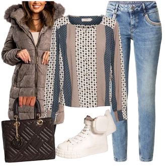 Mini Outfit sa Pastelne boje Tenisica fenzy "Jesenski Outfiti"