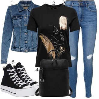 Poletne Outfiti mit Women's Uncategorized Converse "poletni videz"