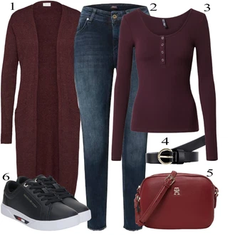 Black Outfits mit Tom Tailor "Obleka za jesen"