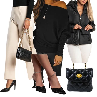 Boja Outfit sa Siva Salonka & Visoki Pet fenzy "Moderni outfit za ured"