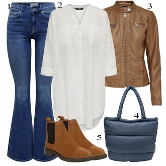 outfit mit Temno modra Marc O'Polo "Obleka za jesen"