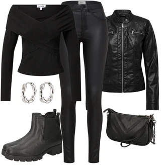 Outfit s Kozačka Chelsea Boty Gabor "Nápadný look na podzim"