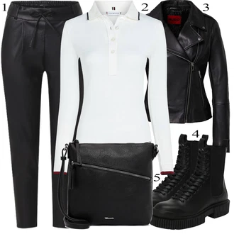 outfit mit Črna Armani Exchange "Obleka za jesen"