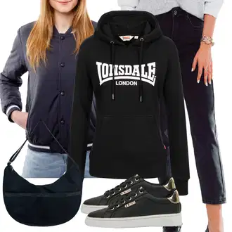 Outfit s Lonsdale "Outfit na podzim"