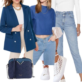 S Zlatými Knoflíky Outfit s Boyfriend Sako/Neformální Sako/Kožená bunda pro muže/Dvojřadový Sako/Dlouhý Sako Trendyol "Outfit na podzim"